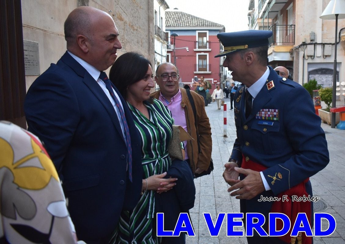 Imágenes de la entrega del título de Hijo Predilecto de Caravaca al general Pascual Soria
