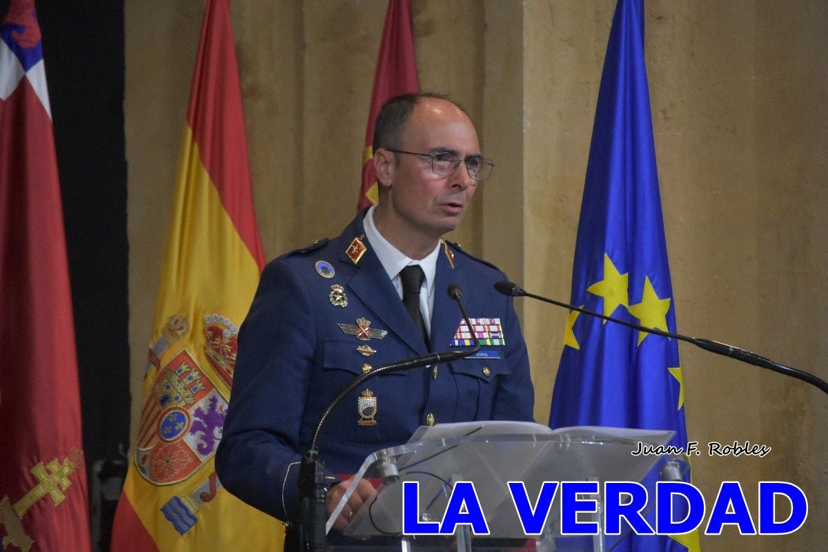 Imágenes de la entrega del título de Hijo Predilecto de Caravaca al general Pascual Soria