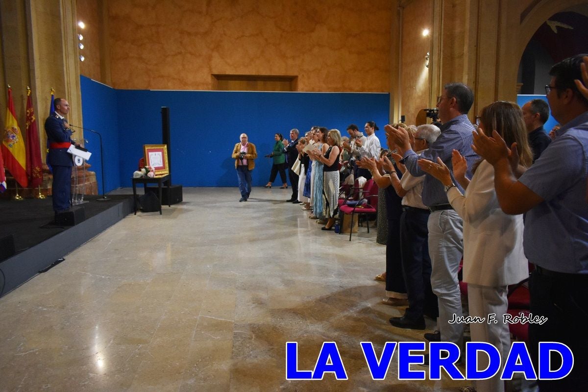 Imágenes de la entrega del título de Hijo Predilecto de Caravaca al general Pascual Soria