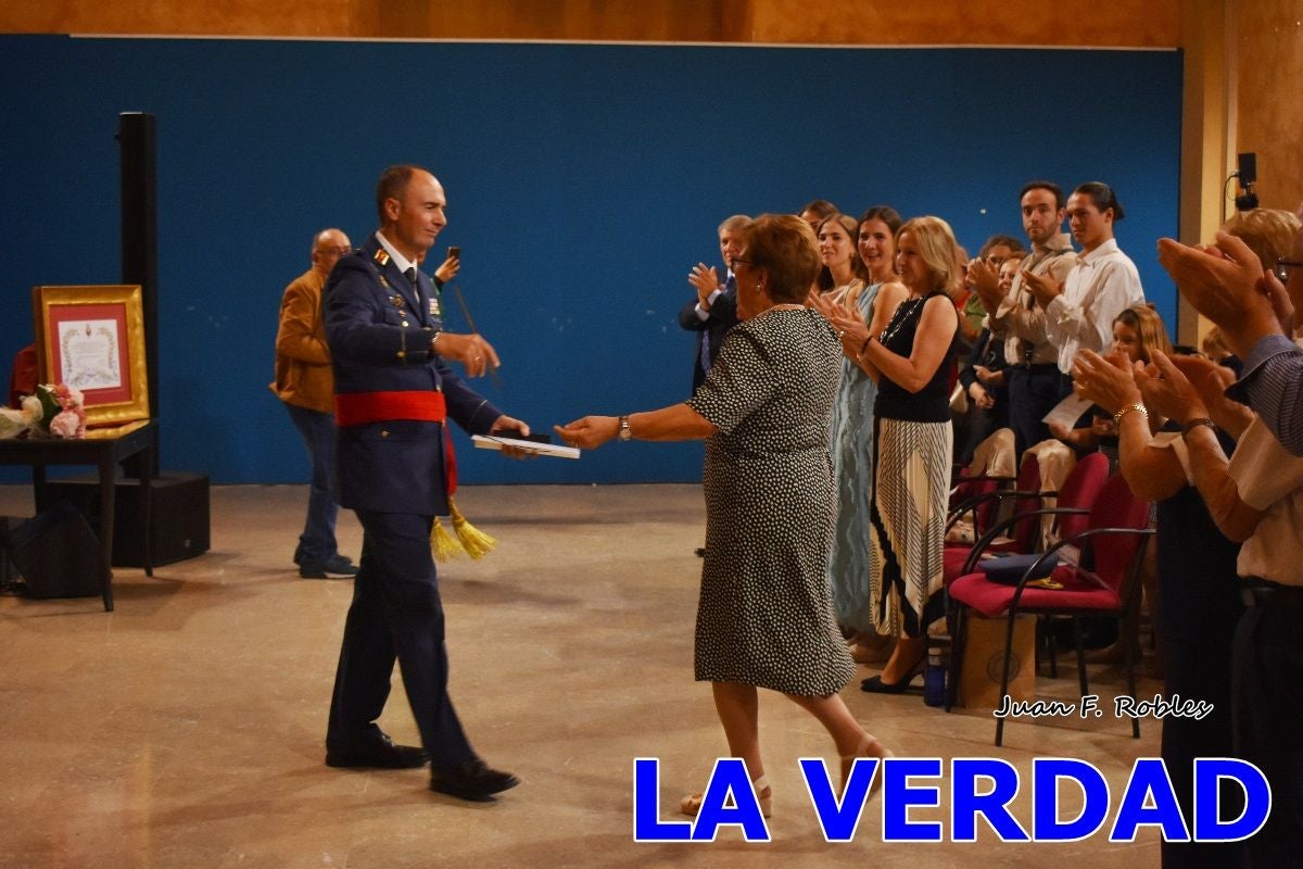 Imágenes de la entrega del título de Hijo Predilecto de Caravaca al general Pascual Soria