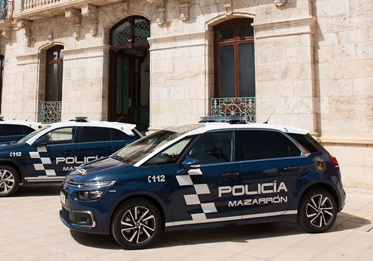 Coche de la Policía Local de Mazarrón.