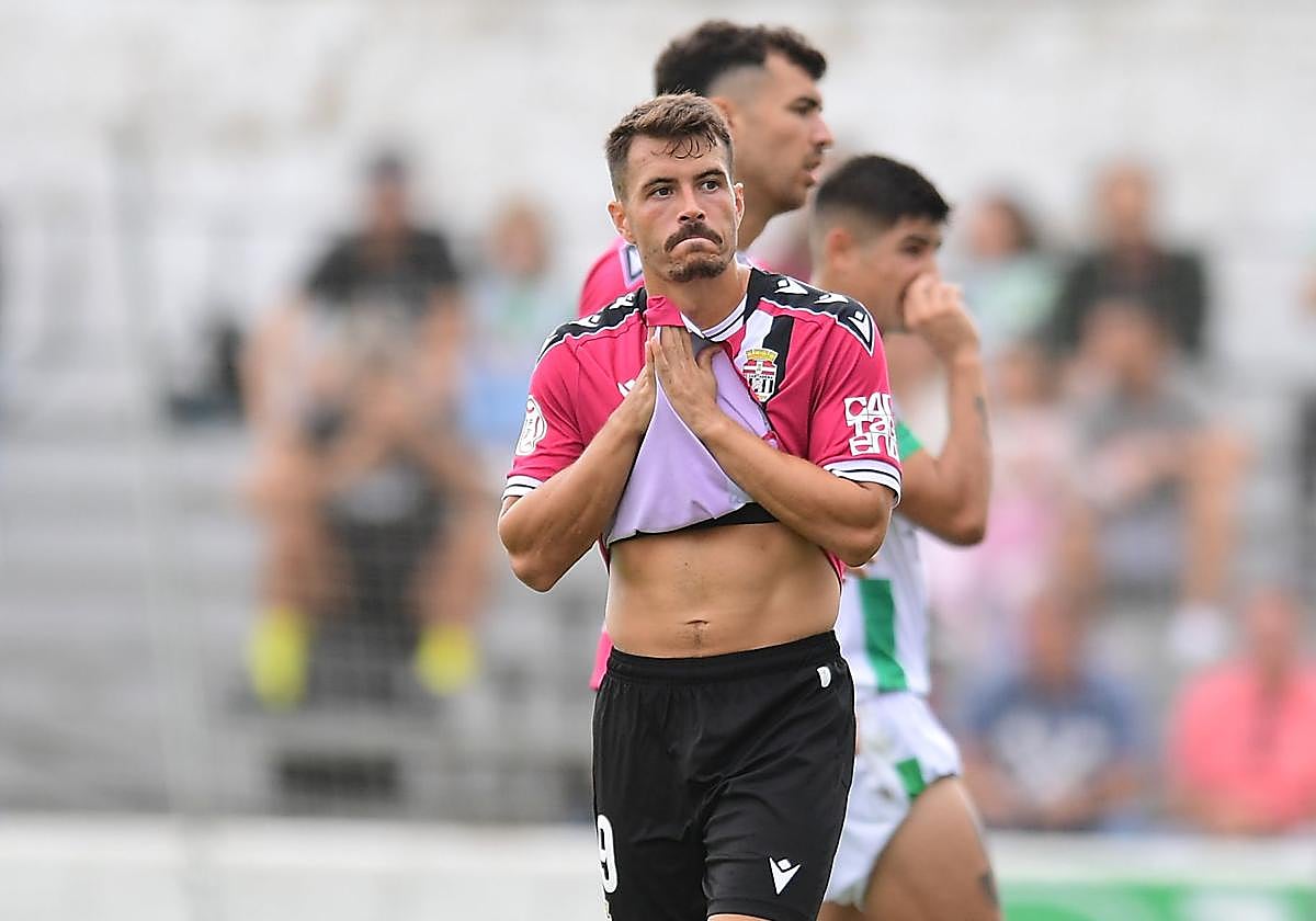 Chiki, en el partido contra el Sanluqueño.