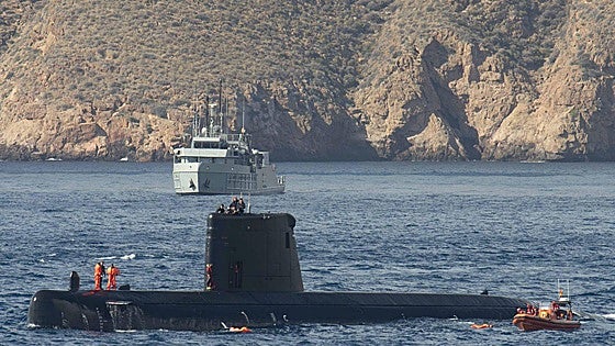 La Armada evalúa sus métodos de rescate en Cartagena, en imágenes