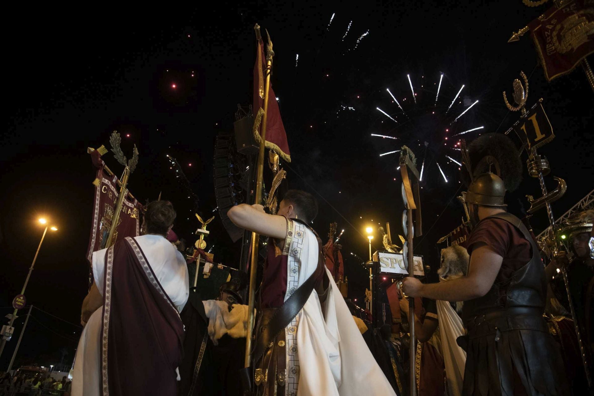 Las imágenes del cierre pirotécnico al Año XXXVI en las fiestas de Carthagineses y Romanos