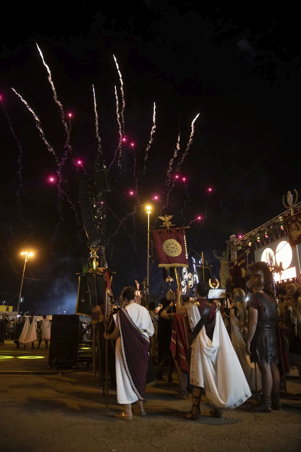 Las imágenes del cierre pirotécnico al Año XXXVI en las fiestas de Carthagineses y Romanos