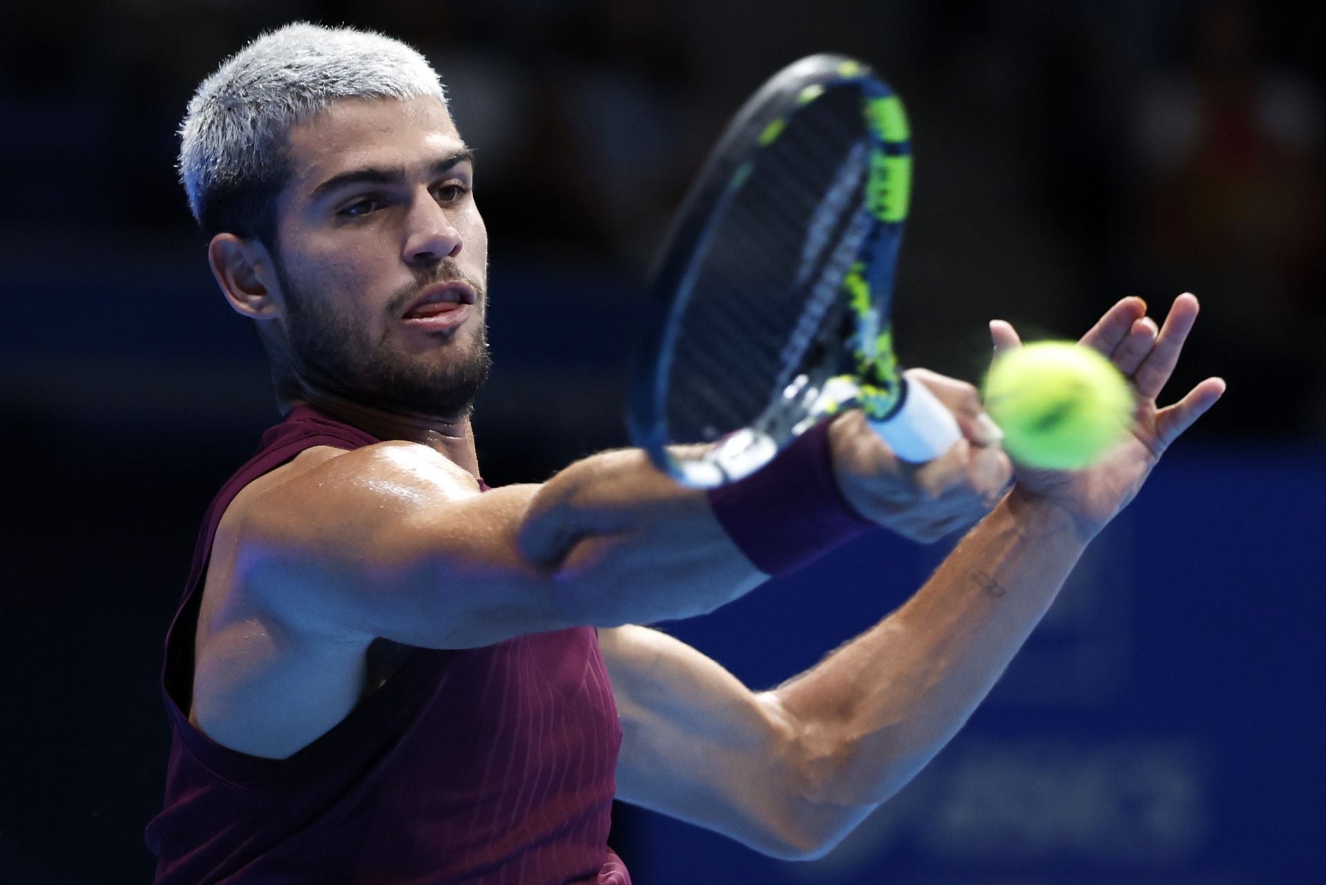 En imágenes, Carlos Alcaraz gana en Tokio su octavo título del año