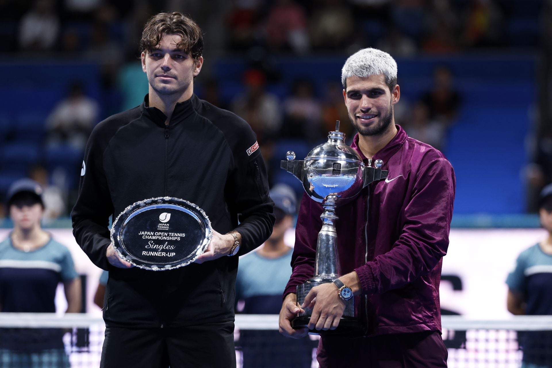 En imágenes, Carlos Alcaraz gana en Tokio su octavo título del año