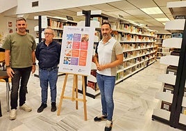 Juan Aznar, Juan Antonio Martínez y Joaquín Zaplaba durante la presentación.