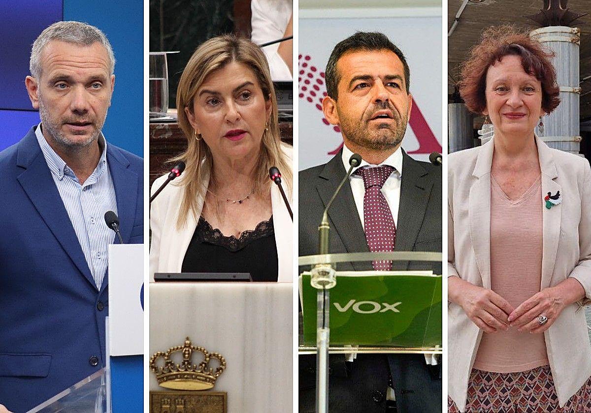 Joaquín Segado, Carmina Fernández, Rubén Martínez Alpañez y María Marín.