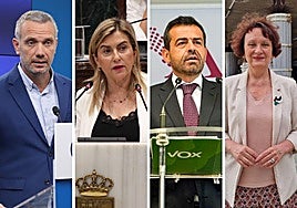 Joaquín Segado, Carmina Fernández, Rubén Martínez Alpañez y María Marín.