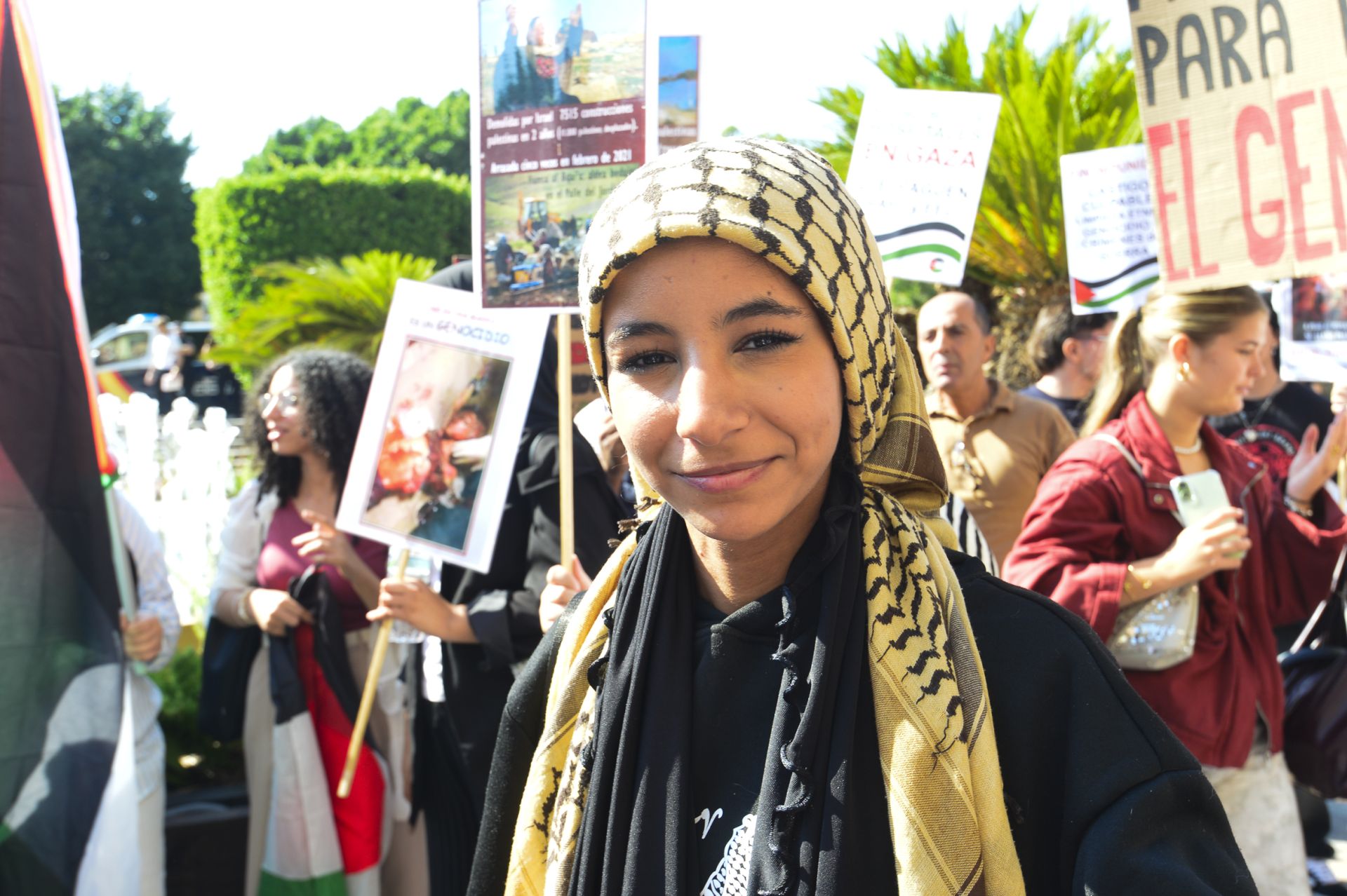 En imágenes, la protesta estudiantil contra el genocidio en Palestina a manos de Israel