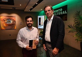 Manuel Madrid y Gervasio Posadas, en El Corte Inglés de Murcia.