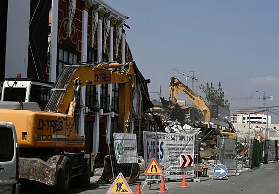 Derribo de las discotecas de la tragedia, en una imagen de archivo.