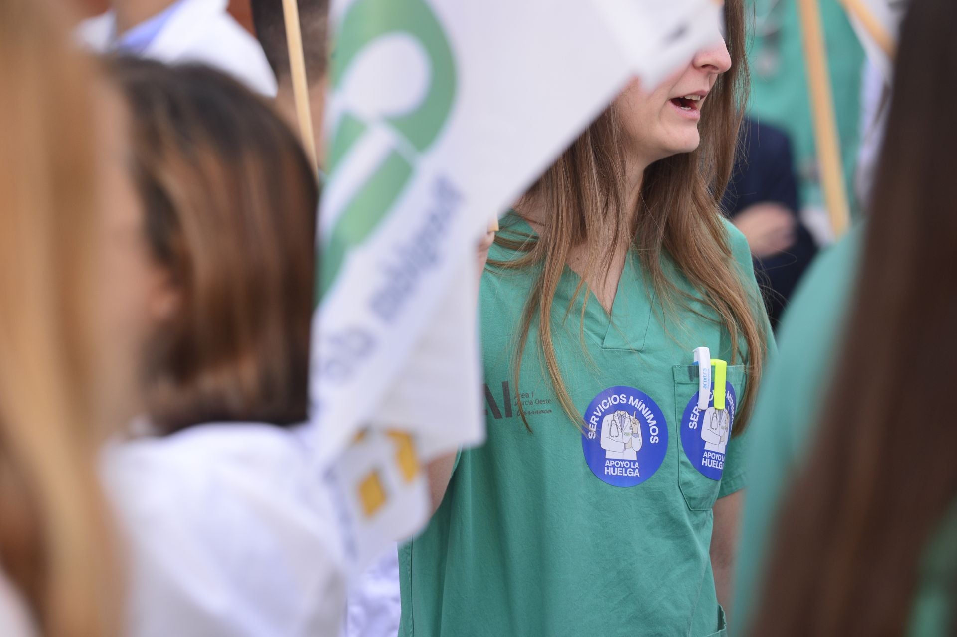 En imágenes, huelga nacional de médicos en la Región de Murcia