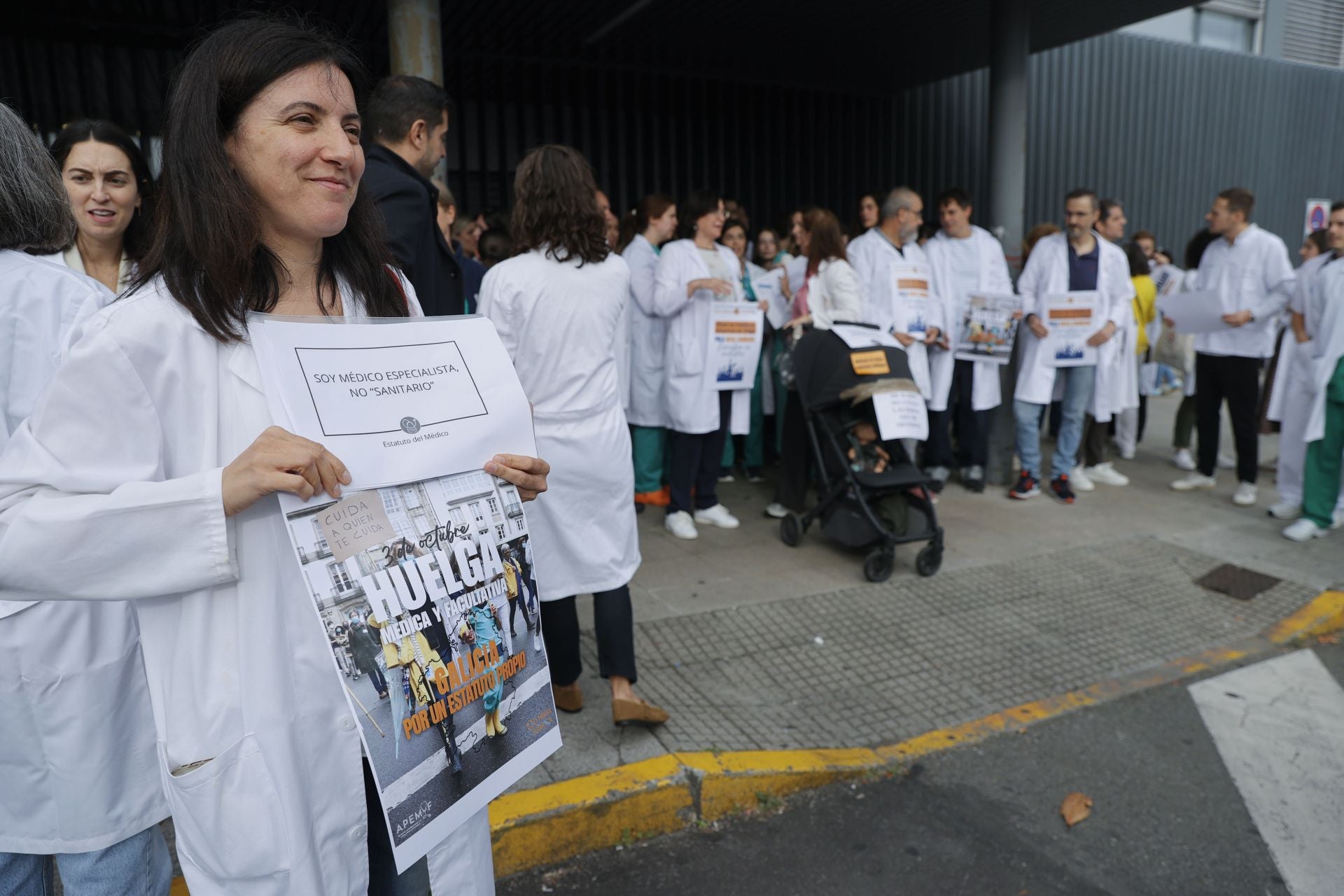 En imágenes, huelga nacional de médicos en la Región de Murcia