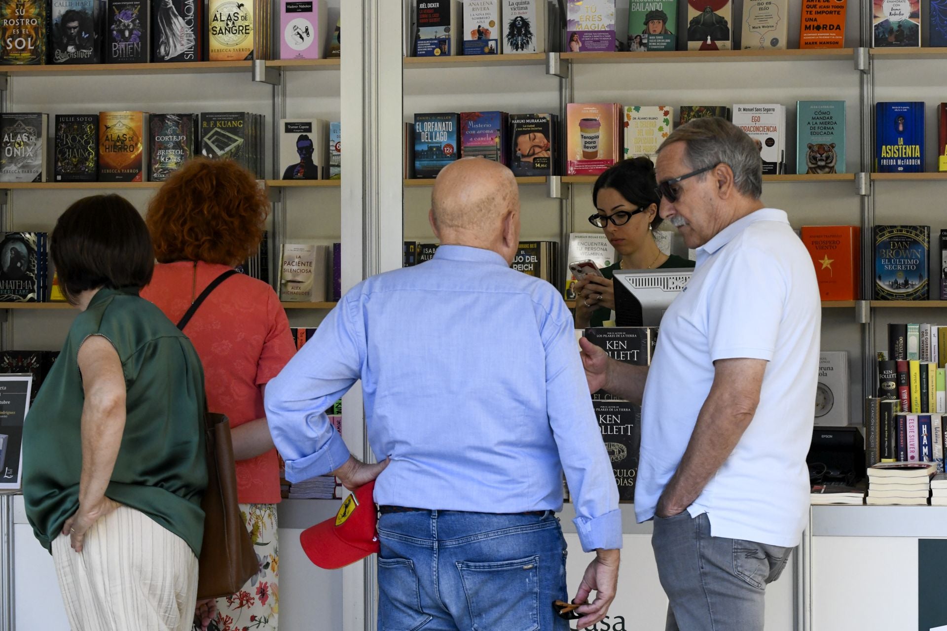 En imágenes, la inauguración de la Feria del Libro de Murcia