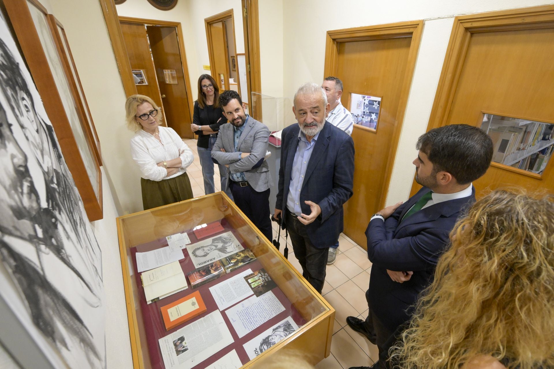 La exposición del Archivo de Murcia dedicada a cuatro escritores que fueron portada de Ababol, en imágenes