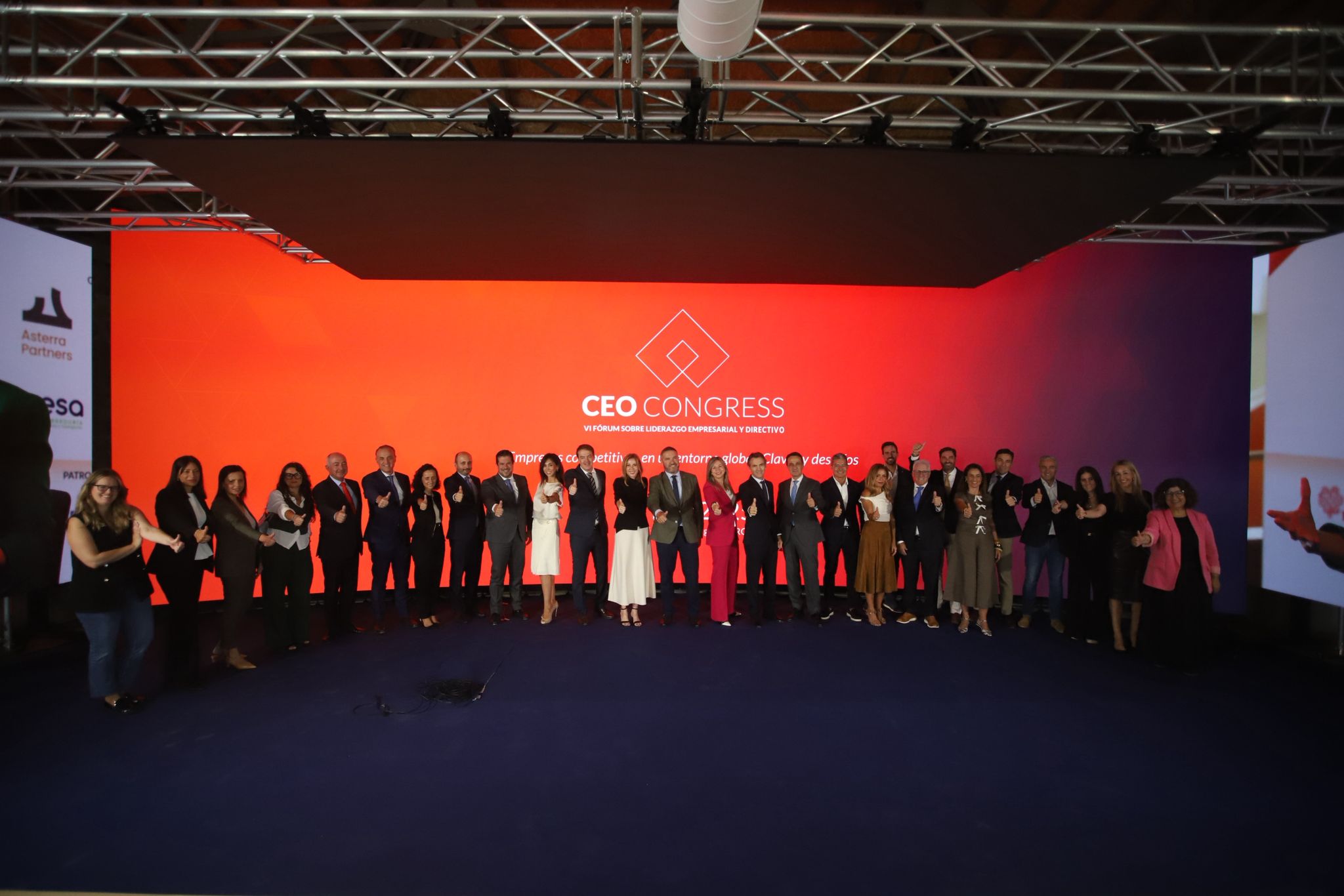 Asistentes a la presentación de la sexta edición del CEO Congress que se celebrará en Murcia.