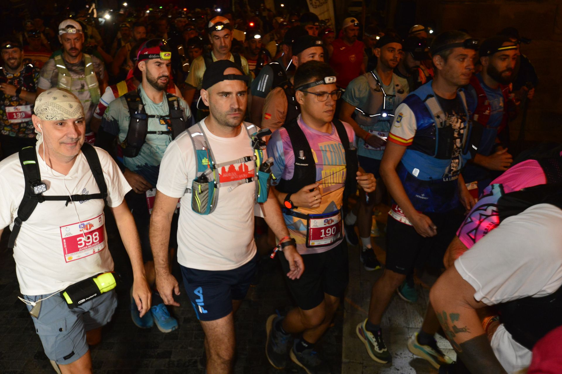 En imágenes, salida y llegada de la 90K a Caravaca de la Cruz