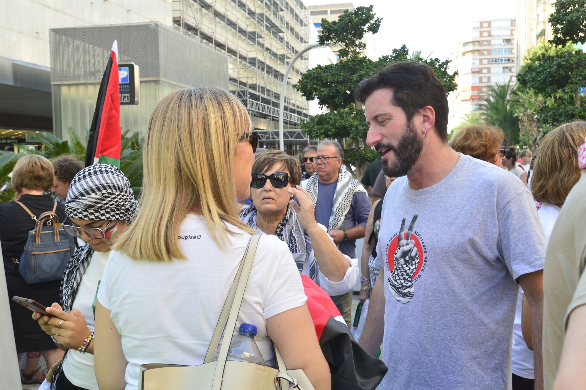 La masiva manifestación por Gaza en Murcia, en imágenes