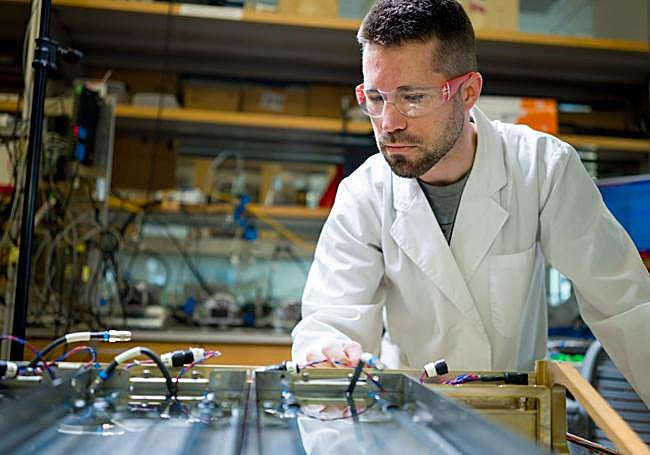 Juan Domingo González, en la Universidad Estatal de Utah.