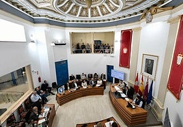 Imagen de archivo de un pleno en Alcantarilla.