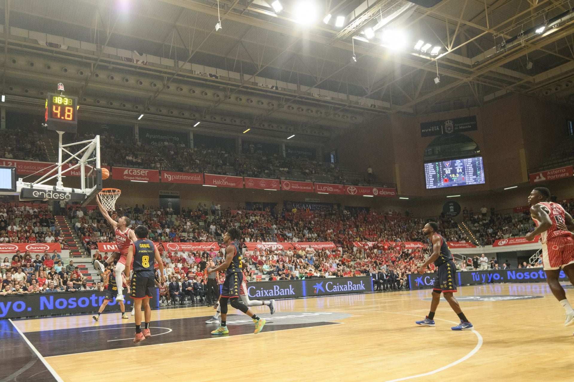 Un UCAM de sobresaliente el primer día ante el Andorra, en imágenes