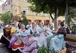 Una de las carrozas del desfile.