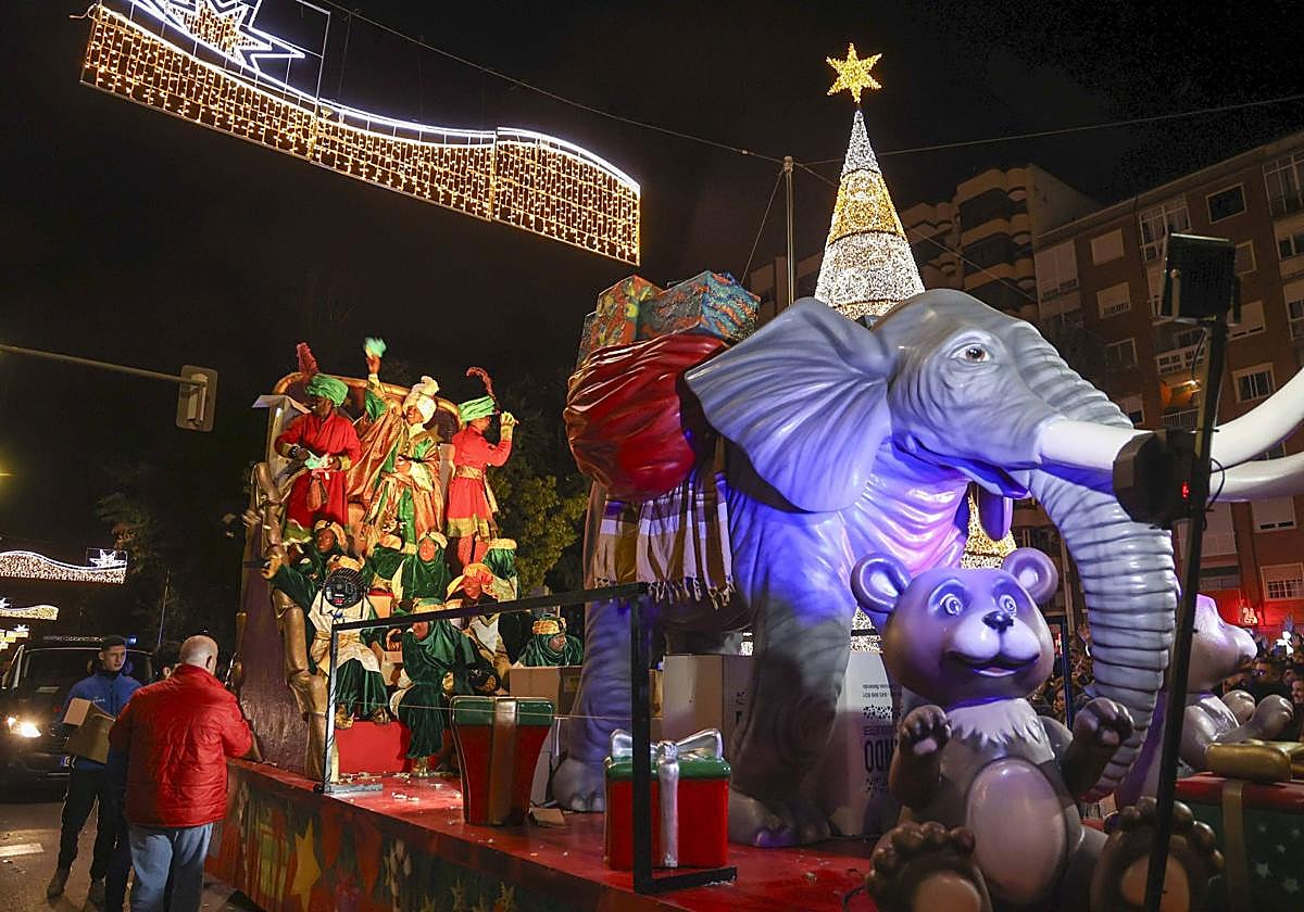 Imagen de archivo de la Cabalgata de Reyes del año pasado en Cartagena.