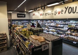 El interior de uno de estos supermercados.