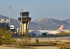 El aeropuerto de la Región de Murcia, en una imagen de archivo.