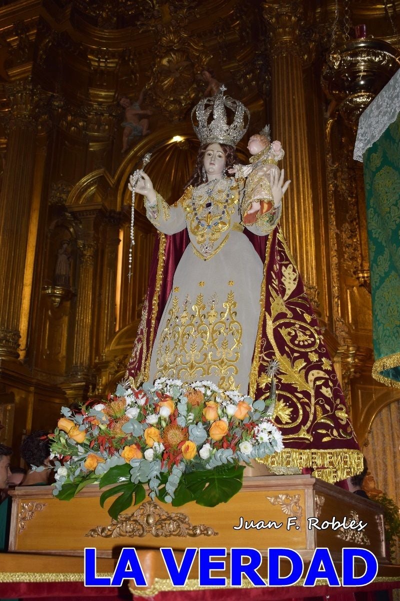 Imágenes de la Misa Solemne y Procesión de la Virgen del Rosario en Caravaca de la Cruz