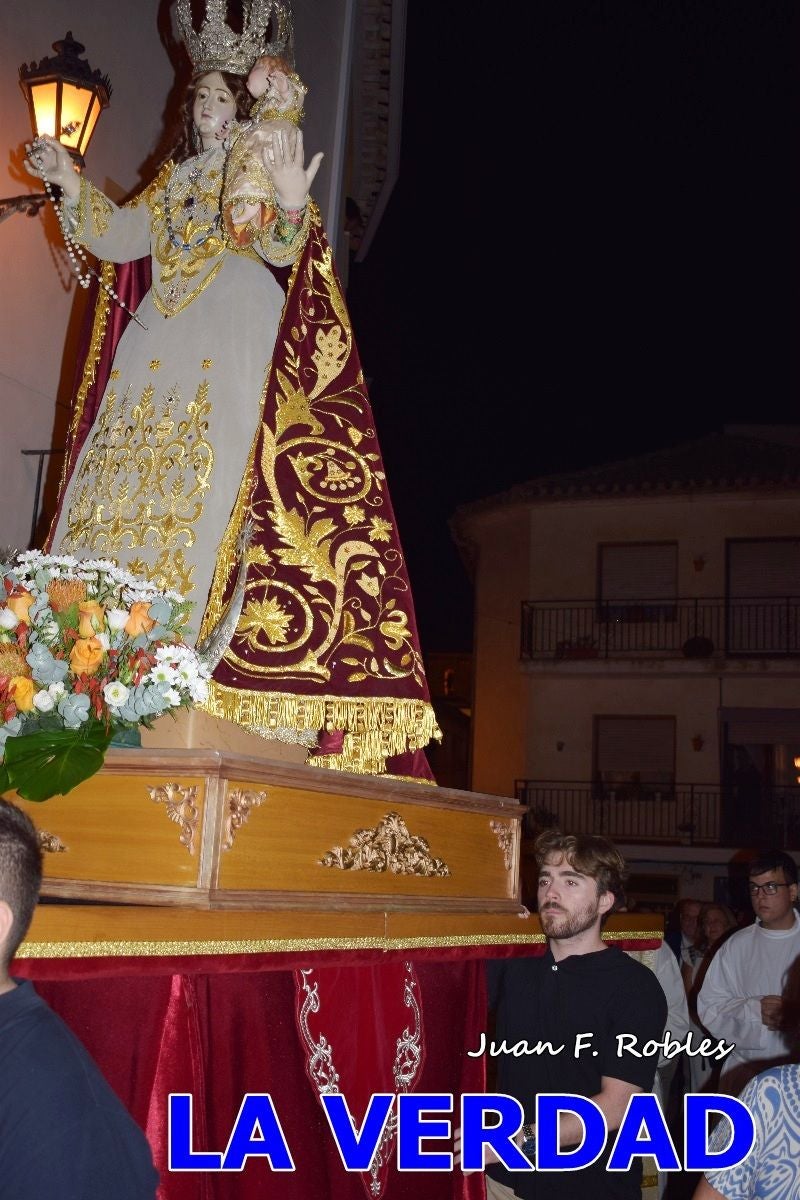Imágenes de la Misa Solemne y Procesión de la Virgen del Rosario en Caravaca de la Cruz