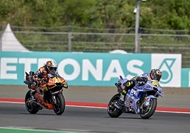 Una carrera para el recuerdo. Aldeguer por delante de Acosta en Mandalika.