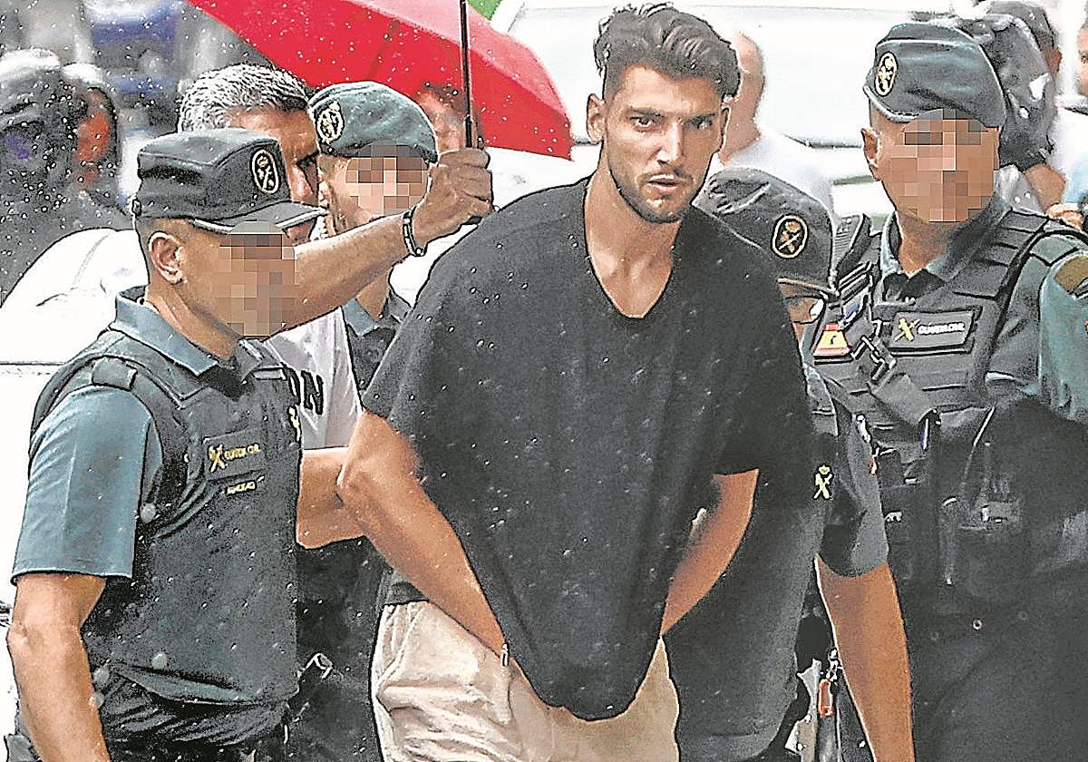 El futbolista Rafa Mir el día que fue puesto a disposición judicial.