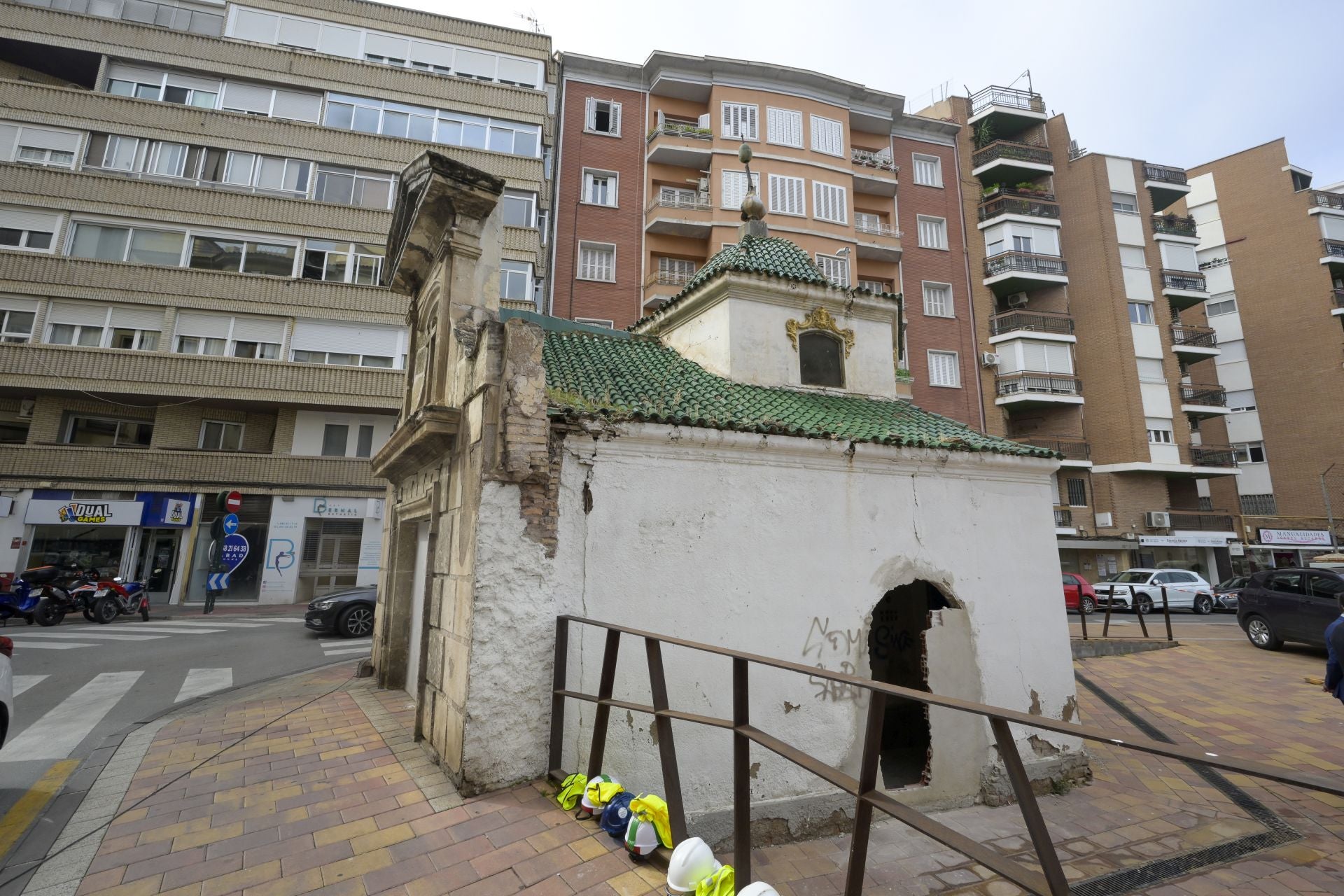 En imágenes, empiezan las obras de recuperación de la Ermita del Salitre de Murcia
