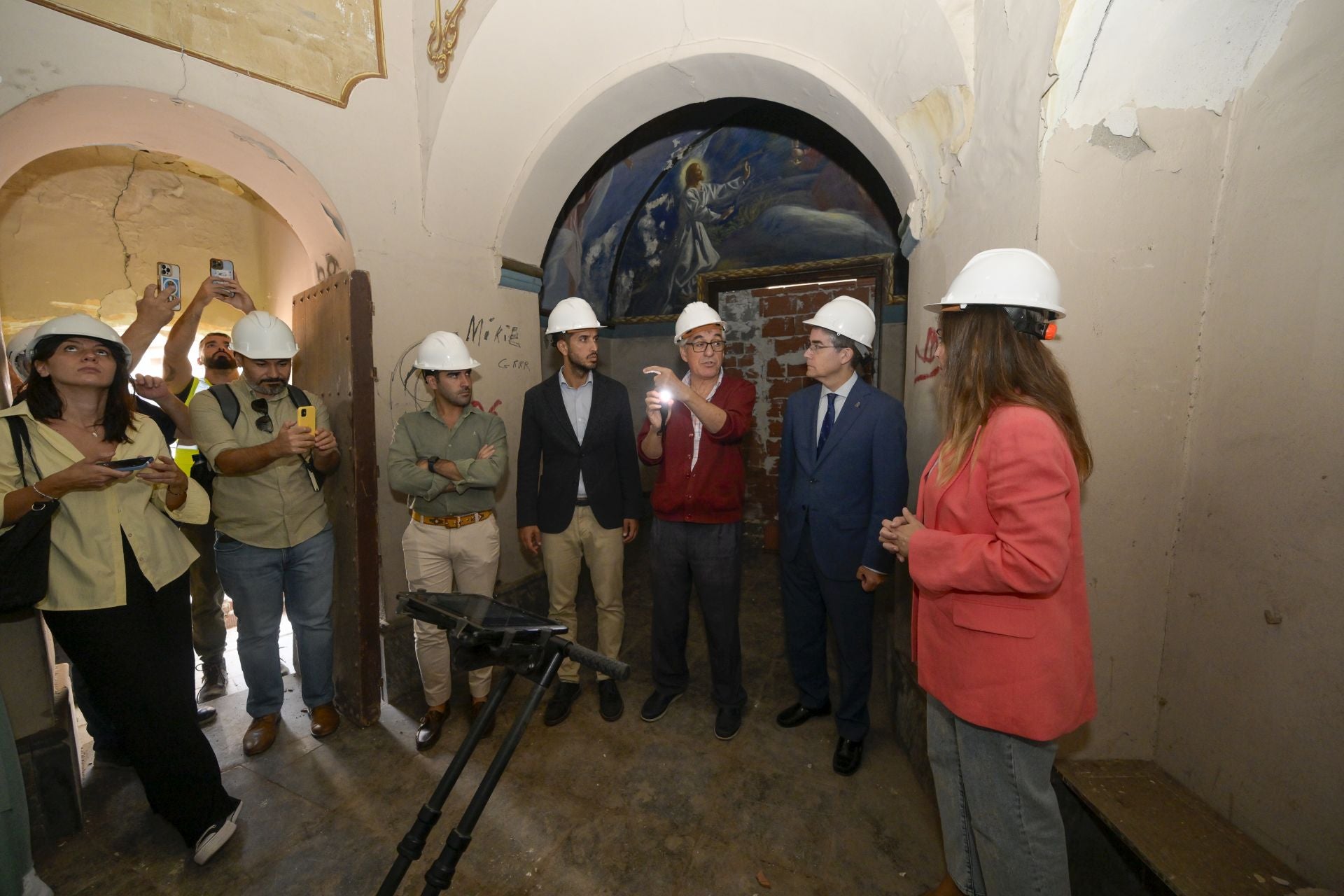 En imágenes, empiezan las obras de recuperación de la Ermita del Salitre de Murcia