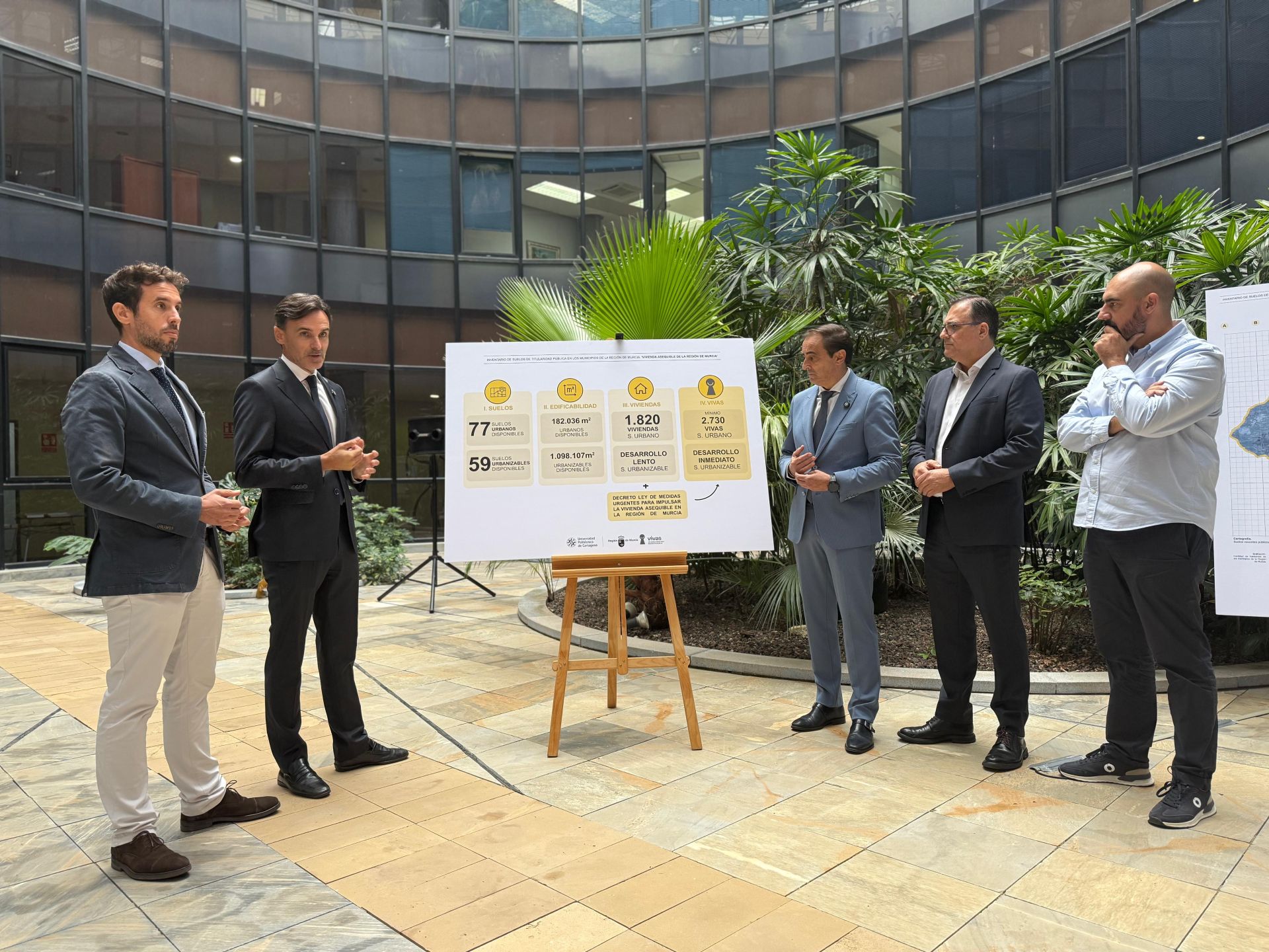 José Francisco Lajara, Jorge García Montoro, Víctor Manuel López, José Hernández y Juan Pedro Sanz.