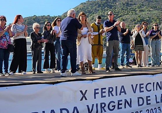 La concejal Cristina Mora visitó el año pasado la feria en representación del Gobierno local.