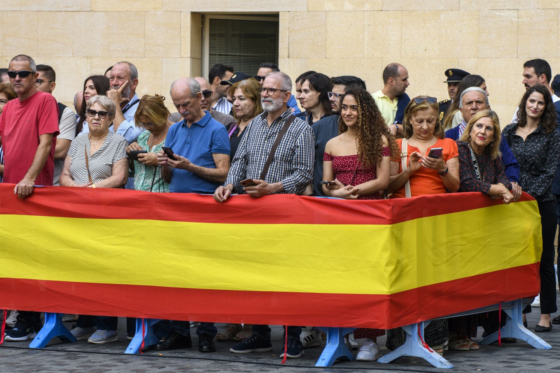 El acto por el Día de la Policía en Murcia, en imágenes