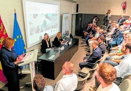 Presentación de la segunda fase de Caetra, este miércoles, en la sede del Ceeic.