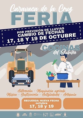 Nuevo cartel con las nuevas fechas