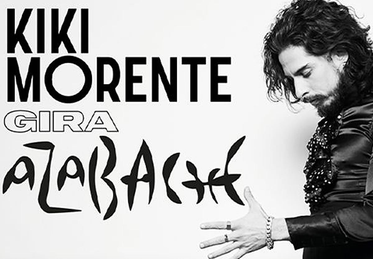 El cartel de la gira Azabache, de Kiki Morente.