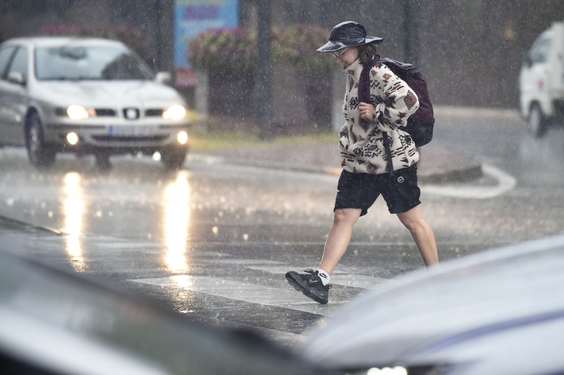 Las imágenes de la tormenta y la lluvia por la dana &#039;Alice&#039; este jueves en la Región de Murcia