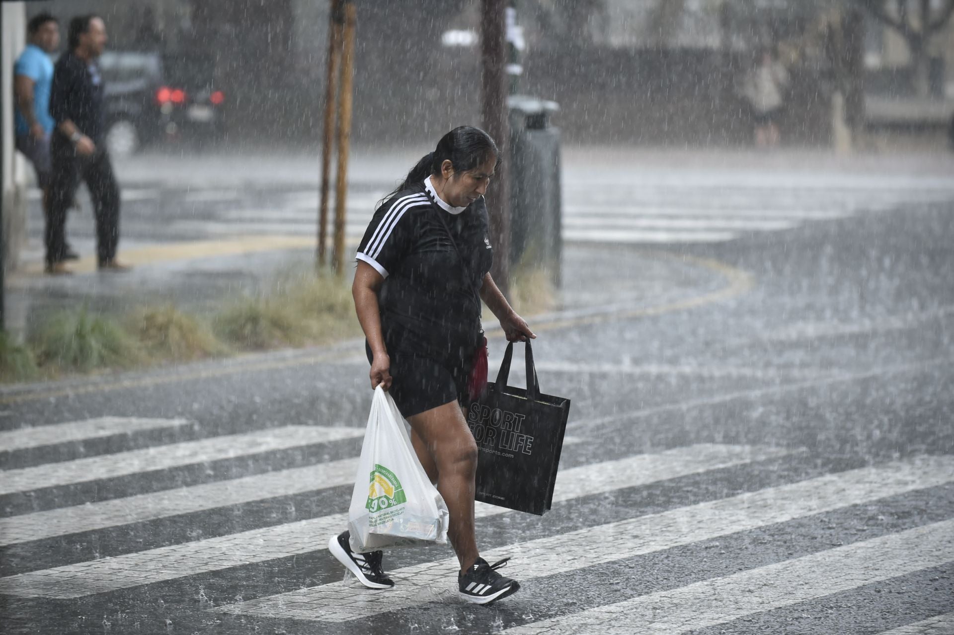 Las imágenes de la tormenta y la lluvia por la dana &#039;Alice&#039; este jueves en la Región de Murcia