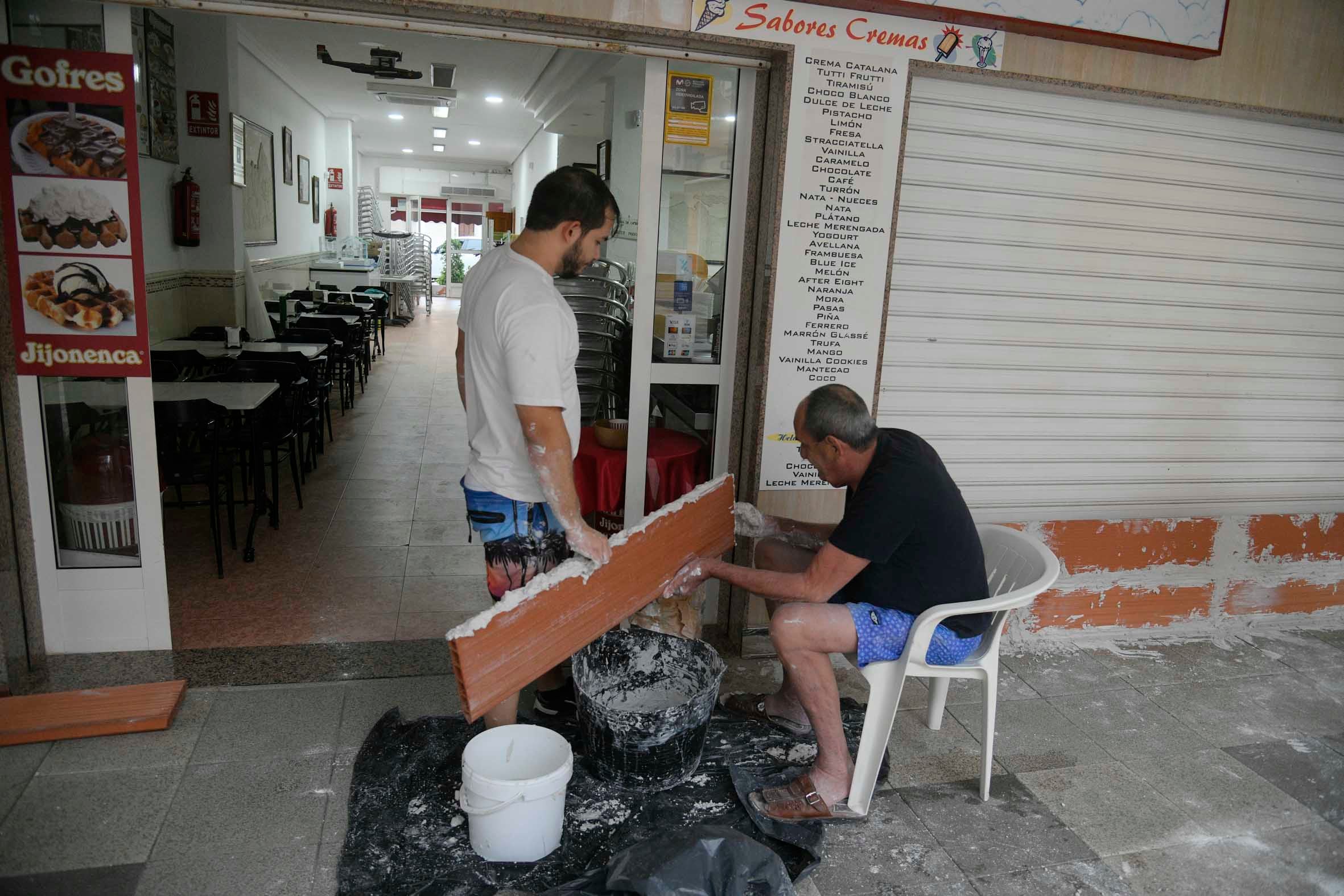 Las imágenes de la tormenta y la lluvia por la dana &#039;Alice&#039; este jueves en la Región de Murcia