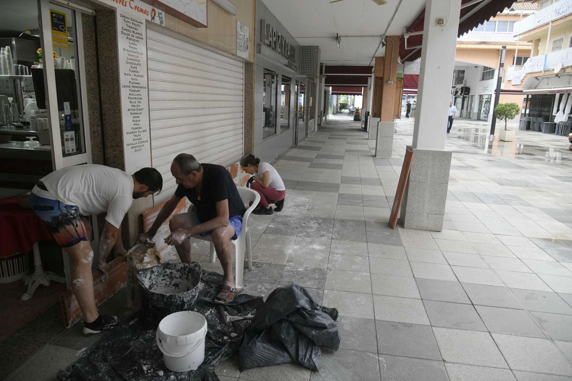Las imágenes de la tormenta y la lluvia por la dana &#039;Alice&#039; este jueves en la Región de Murcia