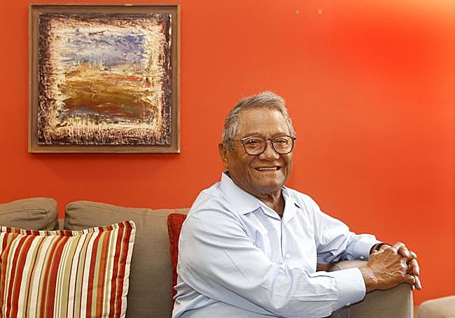 Manzanero, presidente de la Sociedad de Autores y Compositores de México, en una de sus visitas a Murcia por Murcia Romántica.