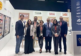 El equipo del Grupo Reina en la feria de Anuga, en Colonia (Alemania)