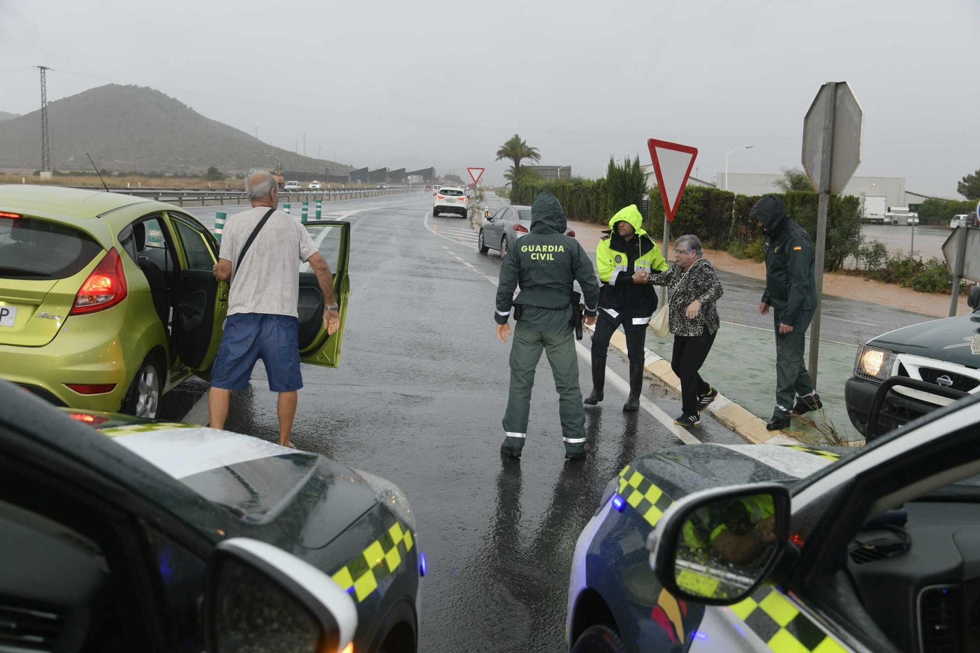 En imágenes, los efectos de la dana en Cartagena